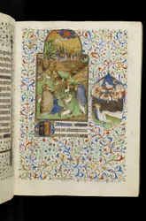 Tierce de la Vierge : Ange apparaissant aux bergers, d